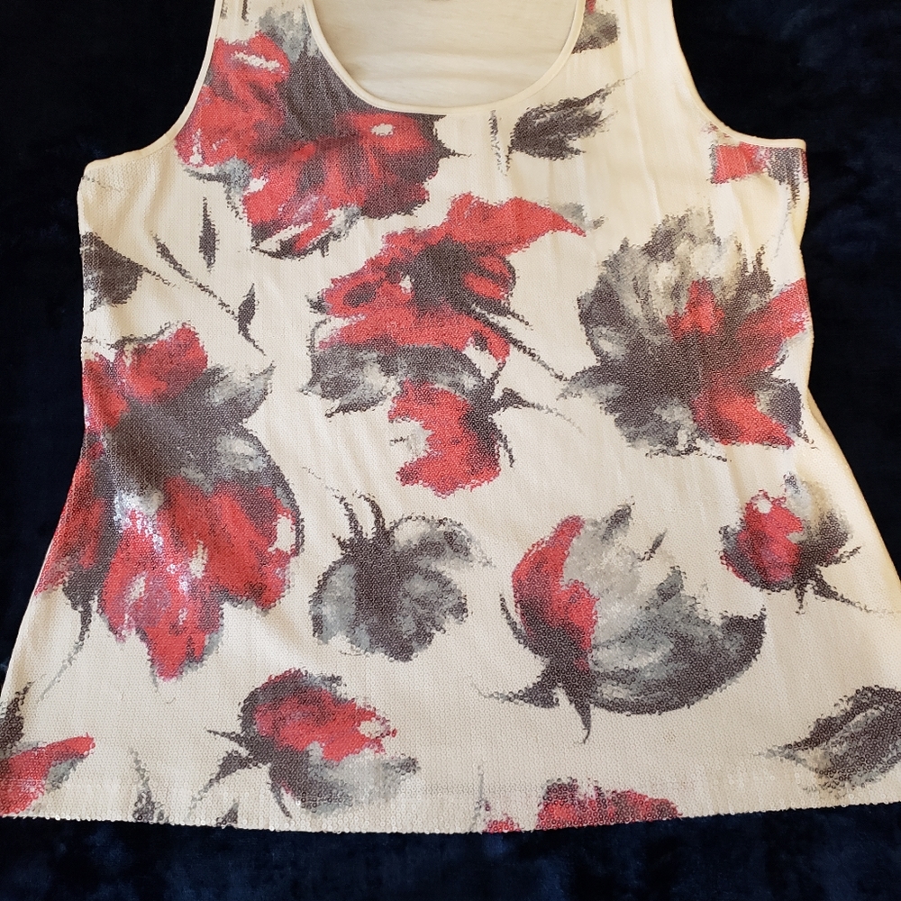 Daba Buchman XL top with sequeens